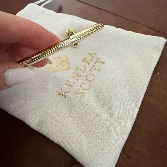 Kendra Scott Gold Bracelet with Teal Accents - Picture 4 of 4